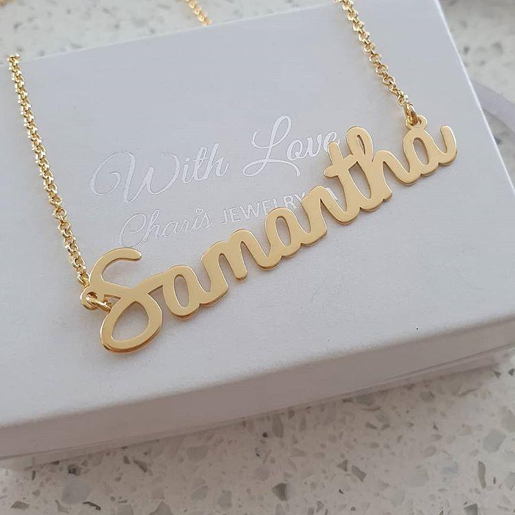 CNE111455G - 18K Gold Plated 925 Sterling Silver Personalized Name Necklace - Image 7