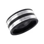 Jamie - Men's Stainless Steel Spinner Ring, Sizes 9-12 - Image 3
